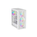 Počítačová skriňa Genesis DIAXID 605 ARGB / Midi Tower / Transpar. / Biela NPC-2173