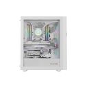 Počítačová skriňa Genesis DIAXID 605 ARGB / Midi Tower / Transpar. / Biela NPC-2173