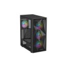 Počítačová skriňa Genesis DIAXID 605 ARGB / Midi Tower / Transpar. / Čierna NPC-2172