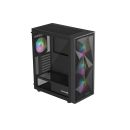 Počítačová skriňa Genesis DIAXID 605 ARGB / Midi Tower / Transpar. / Čierna NPC-2172