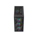 Počítačová skriňa Genesis DIAXID 605 ARGB / Midi Tower / Transpar. / Čierna NPC-2172