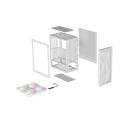 Počítačová skriňa Genesis DIAXID 605 ARGB / Midi Tower / Transpar. / Biela NPC-2173