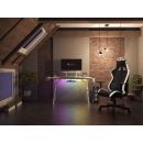 Genesis herní stůl Holm 320, RGB podsvícení, bílý, 120x60cm, 3xUSB 3.0, bezdrátová nabíječka NDS-1802