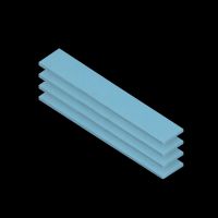 ARCTIC Thermal pad TP-3 (120x20mm, t: 1.5mm, pack of 4pcs) (Premium Performance Thermal Pad) ACTPD00057A