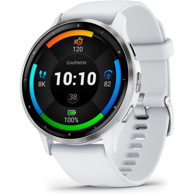 Garmin Venu 3 Silver / Whitestone Band
