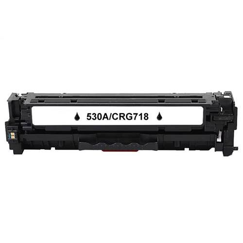 Kompatibilný toner pre HP CC530A / CE410X / CF380X / Canon CRG-718 Black 3500 strán