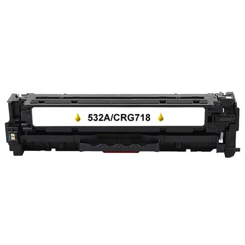 Kompatibilný toner pre HP CC532A / CE412A / CF382A / Canon CRG-718 Yellow 2800 strán