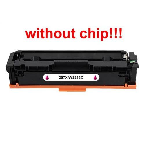 Kompatibilný toner pre HP 207X / W2213X-No Chip! Magenta 2450 strán POZOR kazeta bez čipu