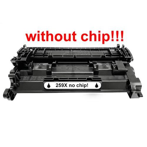 Kompatibilný toner pre HP 59X / CF259X / Canon CRG-057H-No Chip! Black 10000 strán POZOR kazeta bez čipu