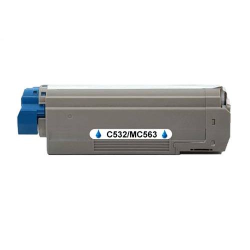 Kompatibilný toner pre OKI C532 / C542 / MC563 / MC573 Cyan / 46490607 6000 strán