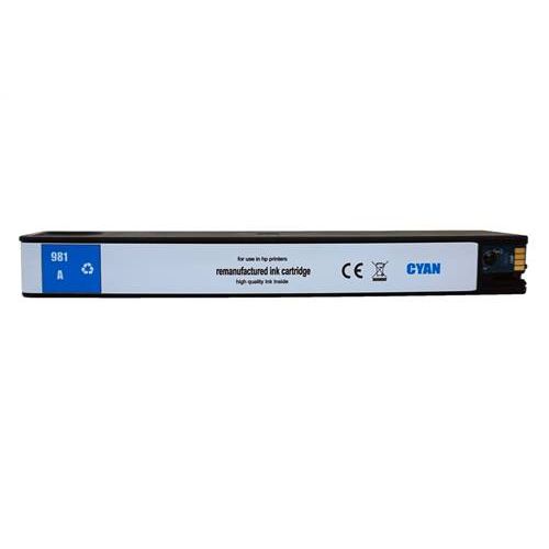 Renovovaná kazeta pre HP 981A / J3M68A Cyan Premium 6000 strán