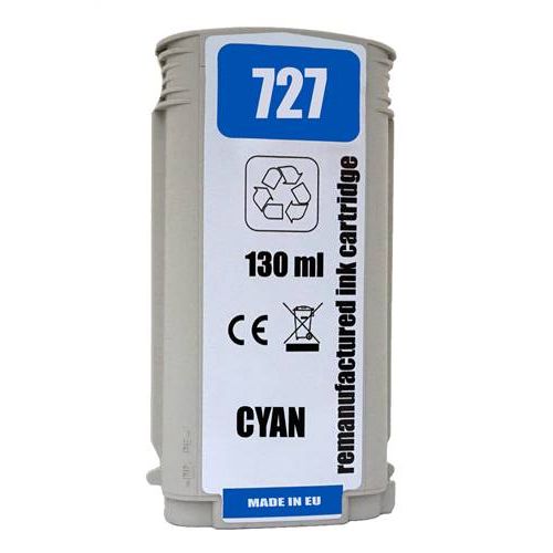 Renovovaná kazeta pre HP 727 (130ml) / B3P19A Cyan Premium