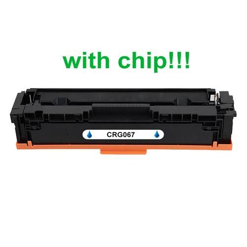 Kompatibilný toner pre Canon CRG-067 s čipom! Cyan 1250 strán