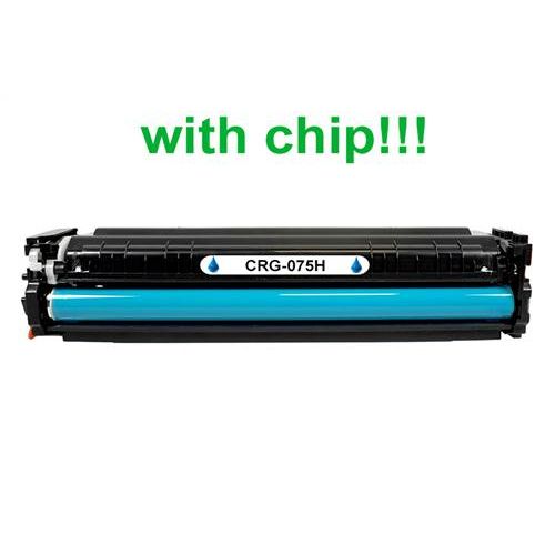 Kompatibilný toner pre Canon CRG-075H s čipom ! Cyan / 6368C002 2500 strán