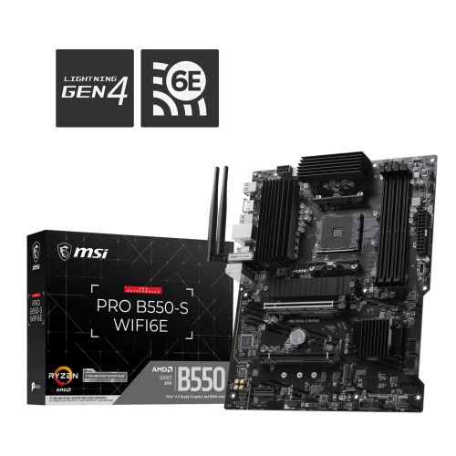 MSI PRO B550-S WIFI6E / AM4 / ATX PRO B550-S WIFI6E
