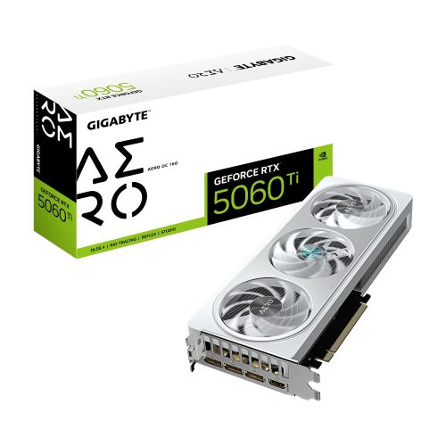 GIGABYTE GeForce RTX 5060 Ti AERO / OC / 16GB / GDDR7 GV-N506TAERO OC-16GD