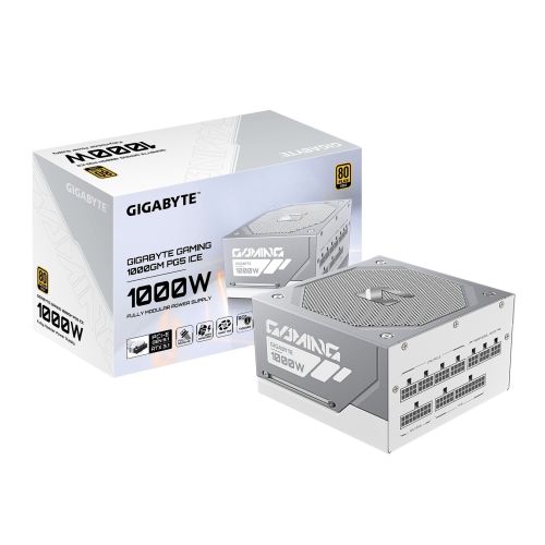 GIGABYTE GAMING 1000GM PG5 ICE / 1000W / ATX 3.1 / 90% / Modular / Retail GP-GME1000GM PG5 ICE