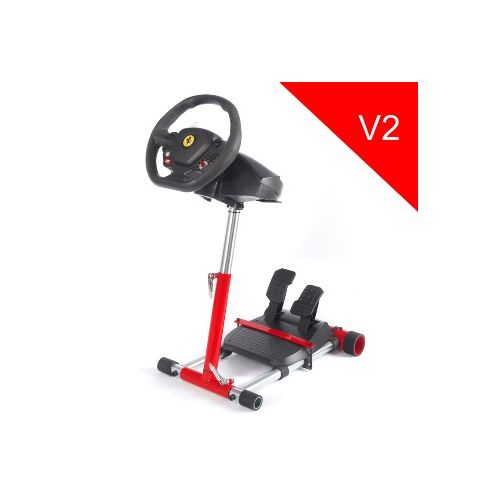 Wheel Stand Pro, stojan na volant a pedále pre Thrustmaster SPIDER, T80 / T100,T150,F458 / F430, červený F458 RED
