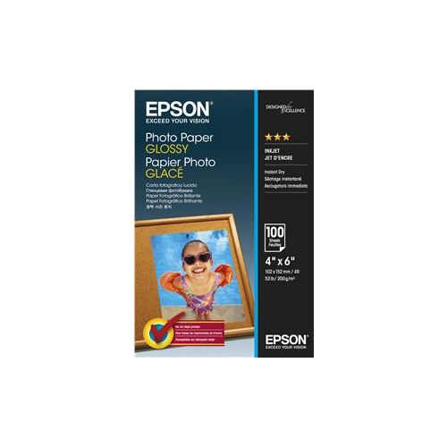 EPSON Photo Paper Glossy 10x15cm 100 listov C13S042548