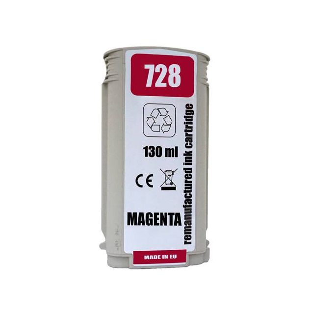 Renovovaná kazeta pre HP 728 (130ml) / F9J66A Magenta Premium