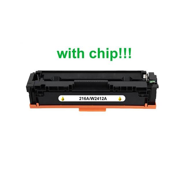 Kompatibilný toner pre HP 216A / W2412A-Plne funkčný čip! Yellow 850 strán