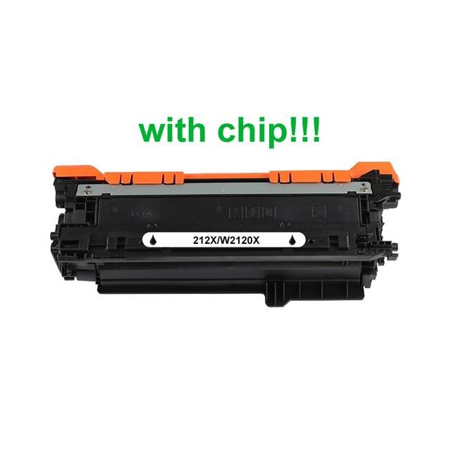 Kompatibilný toner pre HP 212X / W2120X-Plne funkčný čip! Black 13000 strán