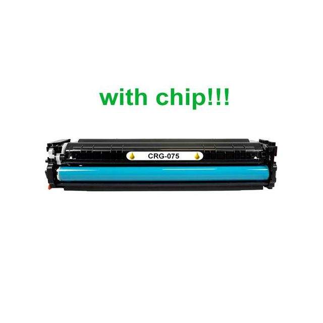 Kompatibilný toner pre Canon CRG-075 s čipom ! Yellow / 6362C002 1300 strán
