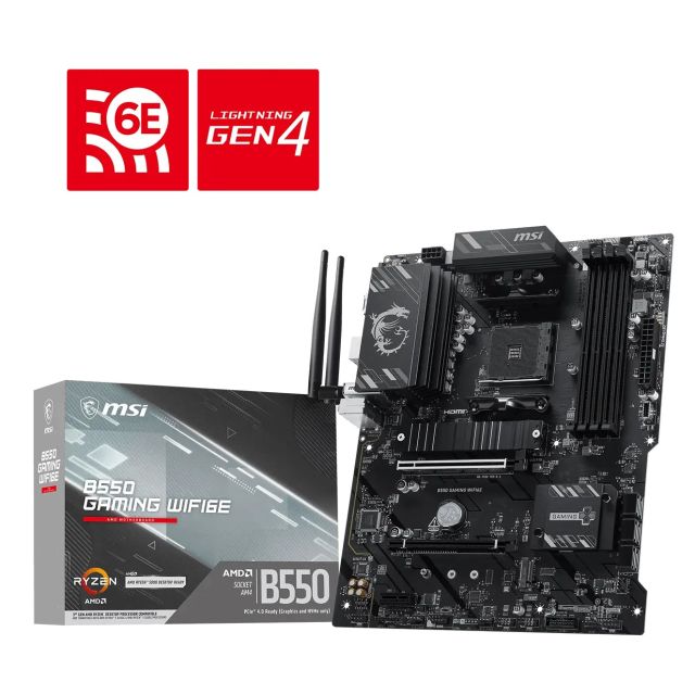 MSI B550 GAMING WIFI6E / AM4 / ATX B550 GAMING WIFI6E