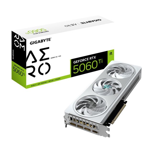 GIGABYTE GeForce RTX 5060 Ti AERO / OC / 16GB / GDDR7 GV-N506TAERO OC-16GD