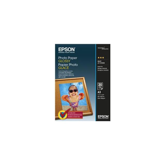 EPSON Photo Paper Glossy A3 20 hárkov C13S042536
