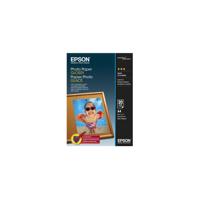 EPSON Photo Paper Glossy A4 20 hárkov C13S042538